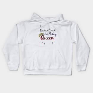 Quarantined Birthday Queen Kids Hoodie